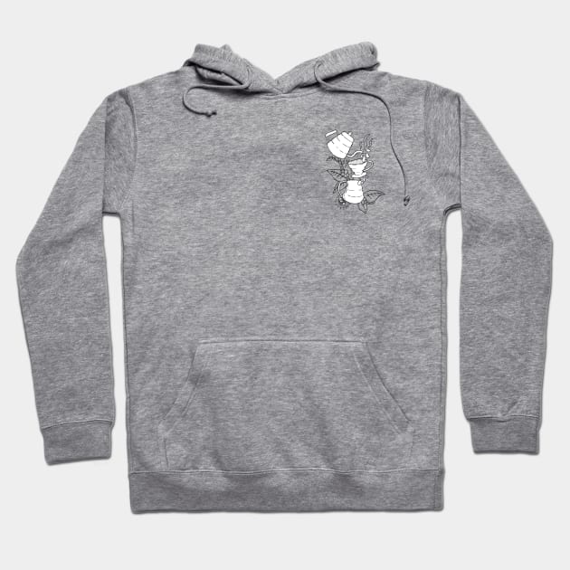 Pourover Coffee - gray Hoodie by GMY